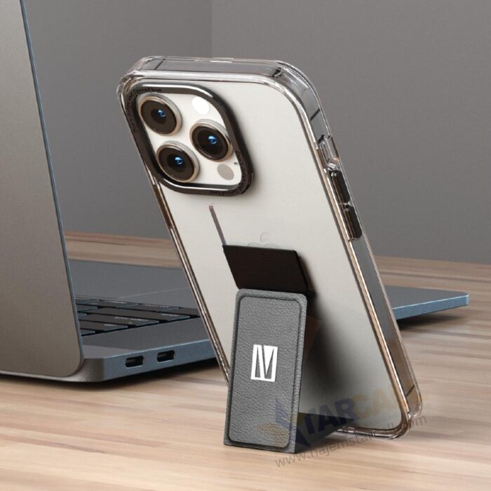 iPhone 14 Pro Levelo Morphix Clara Case With Leather Grip Stand - Image 3