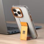 iPhone 14 Pro Levelo Morphix Clara Case With Leather Grip Stand