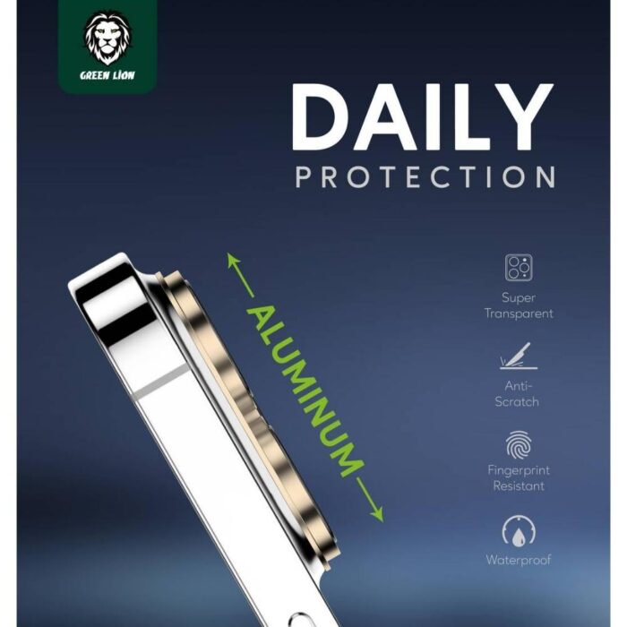 iPhone 14 Pro and Pro Max Green Lion Camera Lens Pro Protector - Image 4