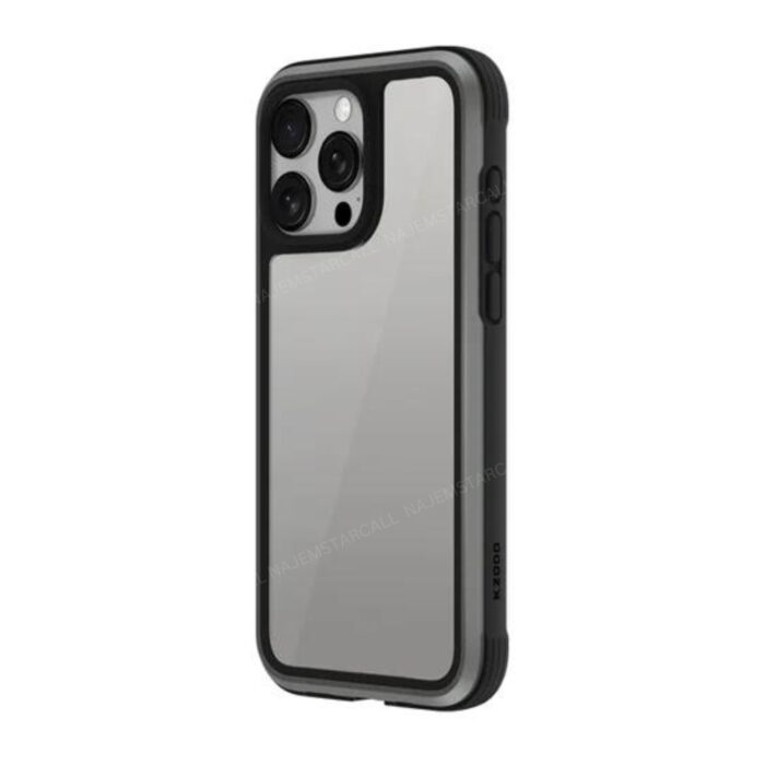 kzDOO Ares Series Case for iPhone 15 Pro Max Titanium Grey - Image 2