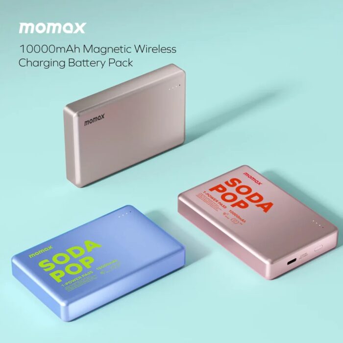 momax 1-Power Pass Magnetic Wireless Power Bank 10000mAh - Image 5