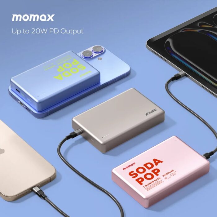momax 1-Power Pass Magnetic Wireless Power Bank 10000mAh - Image 7