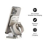 momax Q2.Mag Go 25W Qi2 3-in-1 Magnetic Wireless Charging Stand - Image 2