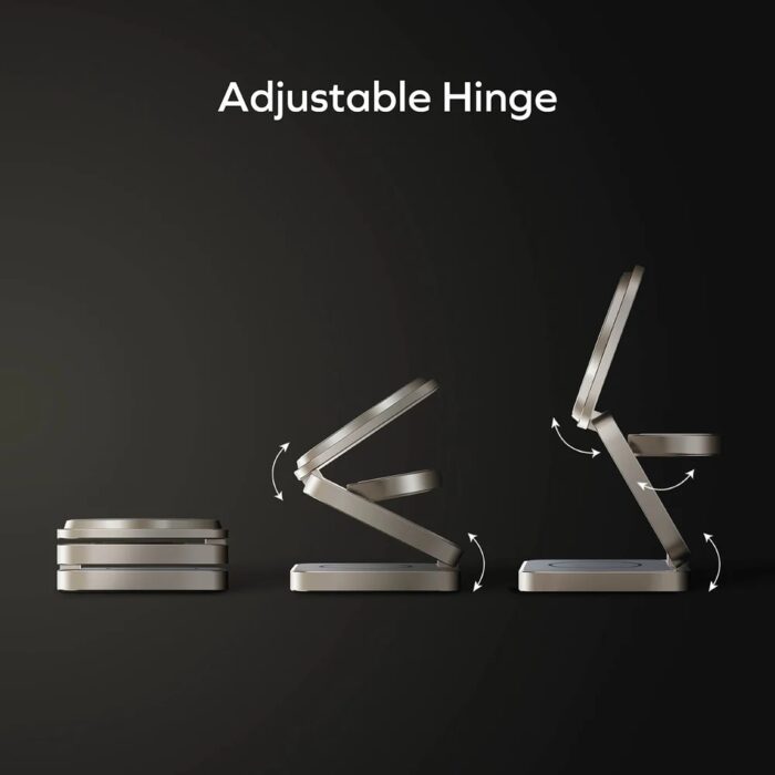 momax Q2.Mag Go 25W Qi2 3-in-1 Magnetic Wireless Charging Stand - Image 9