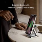 momax Q2.Mag Go 25W Qi2 3-in-1 Magnetic Wireless Charging Stand - Image 6
