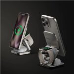 momax Q2.Mag Go 25W Qi2 3-in-1 Magnetic Wireless Charging Stand - Image 4