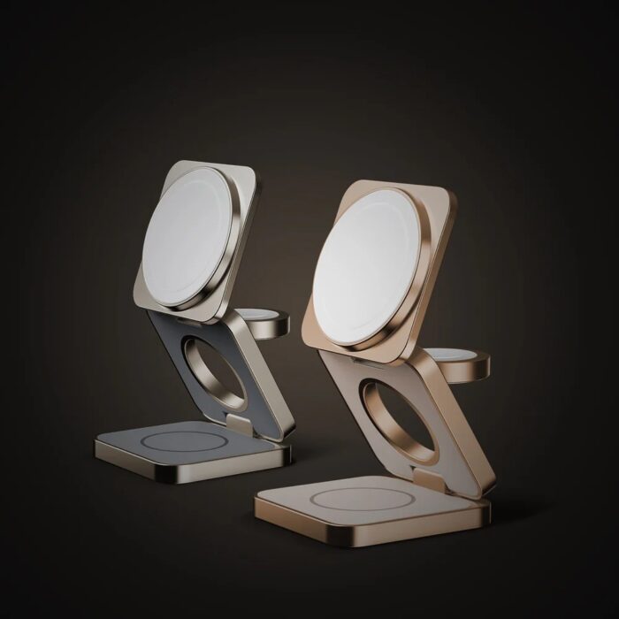 momax Q2.Mag Go 25W Qi2 3-in-1 Magnetic Wireless Charging Stand - Image 3