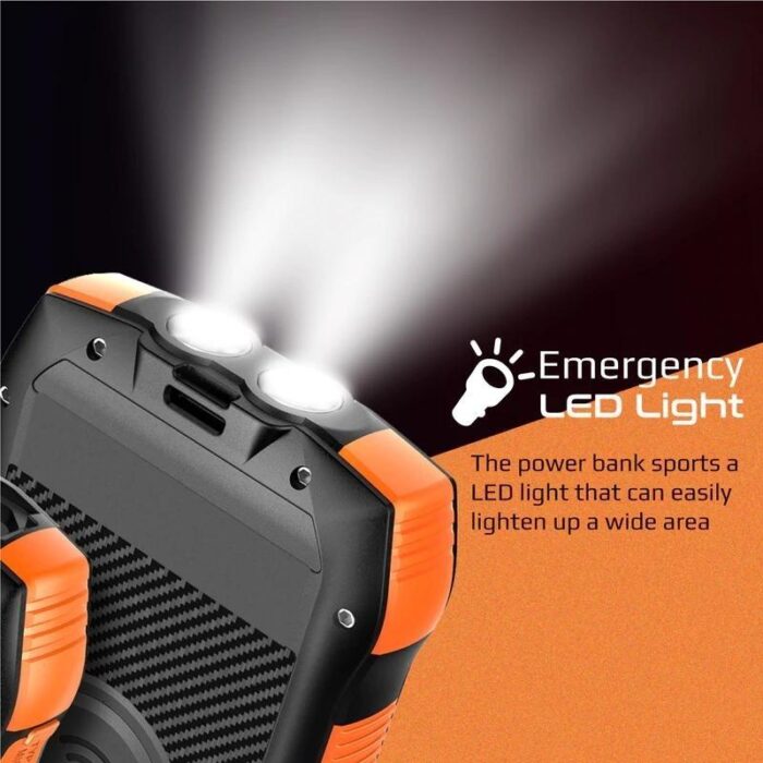 Promate Rugged EcoLight Solar Power Bank 20000mAh - Image 4