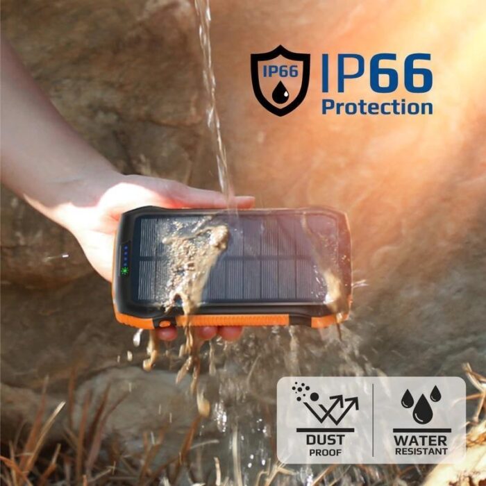 Promate Rugged EcoLight Solar Power Bank 20000mAh - Image 9