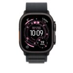 Apple watch Band 49mm Black Alpine Loop - Small - Black Titanium Finish - Image 2