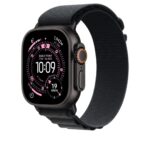 Apple watch Band 49mm Black Alpine Loop - Small - Black Titanium Finish