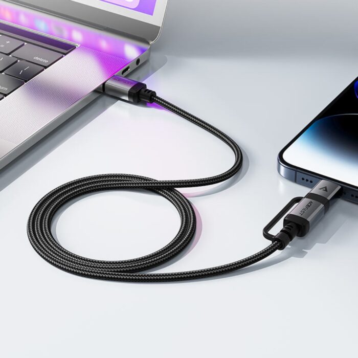 ACEFAST Charging Data Cable C20-01 USB-C to Lightning / USB-C - Image 5