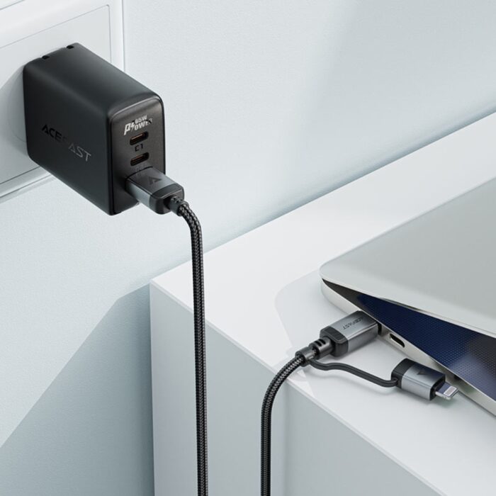 ACEFAST Charging Data Cable C20-01 USB-C to Lightning / USB-C - Image 6