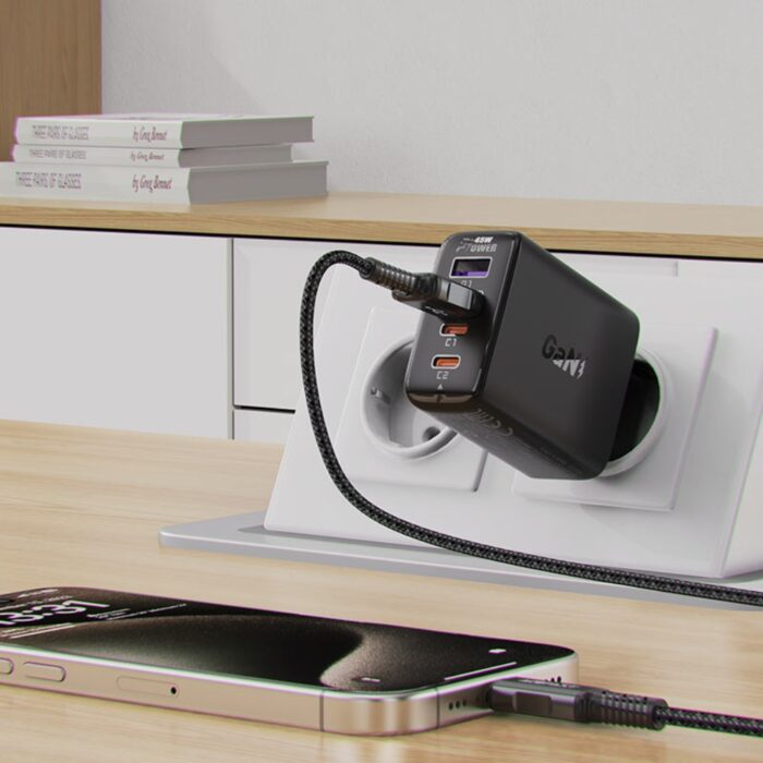 Acefast A61 PD 45W GaN Fast Charge Wall Charge - Image 3