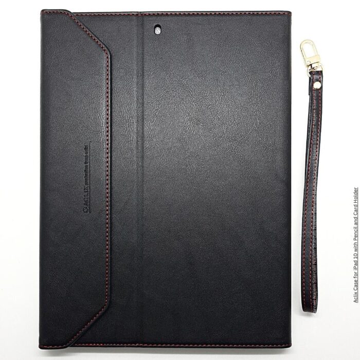 Aclix Leather Case for iPad 10 with Pencil and Card Holder - Image 2