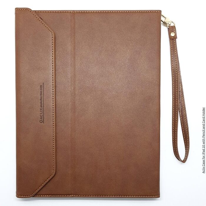 Aclix Leather Case for iPad 10 with Pencil and Card Holder - Image 3