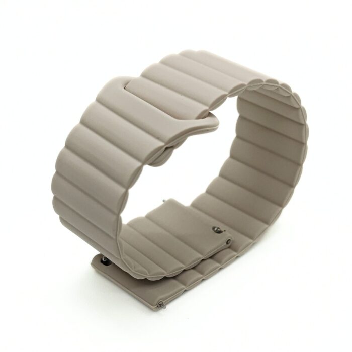 Adjustable Magnetic Silicone Watch Band 22mm - Image 5