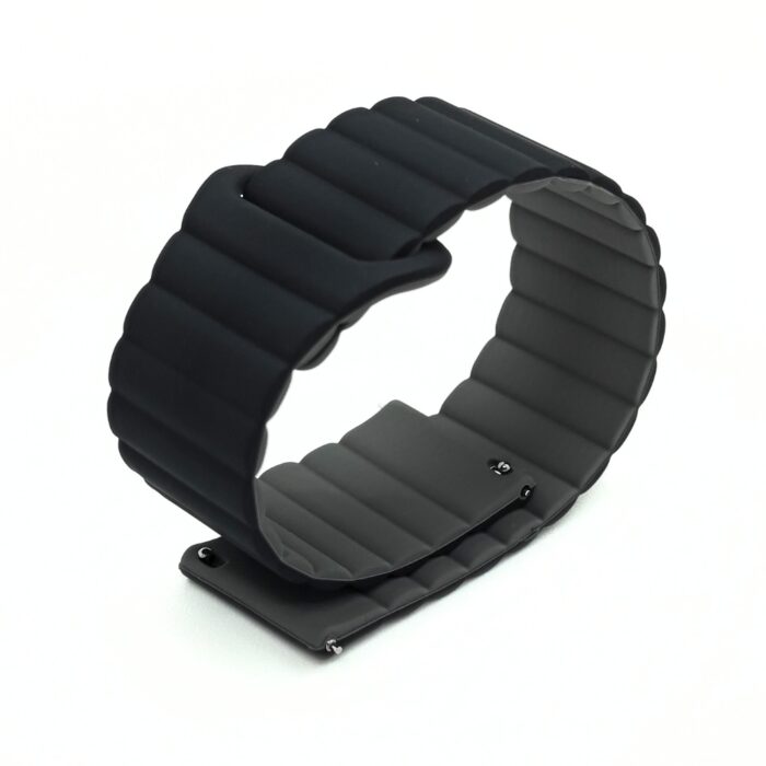 Adjustable Magnetic Silicone Watch Band 22mm - Image 14