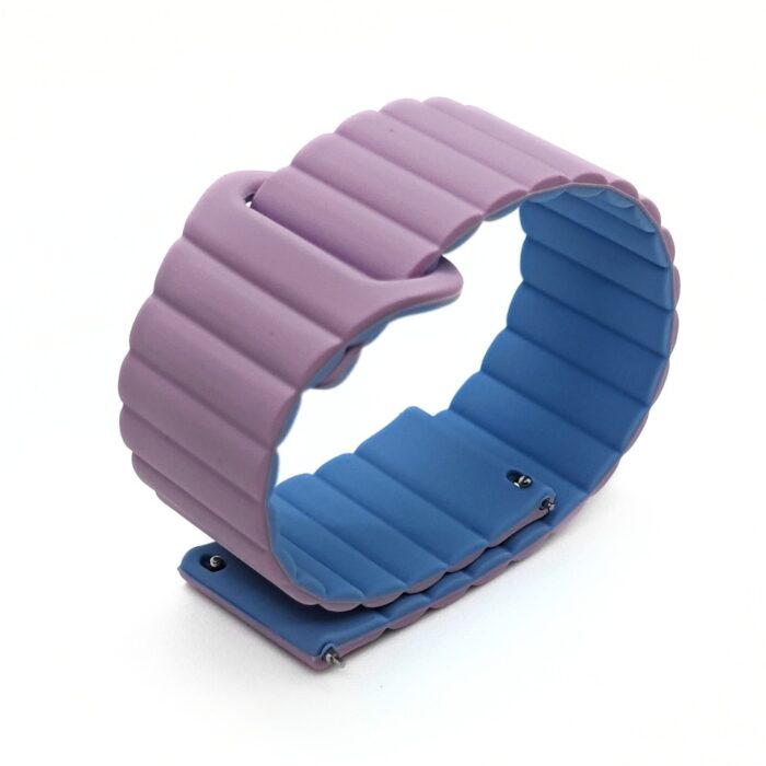 Adjustable Magnetic Silicone Watch Band 22mm - Image 17