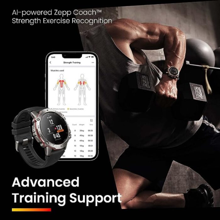 Amazfit Falcon Premium Titanium Multi-sport Gps Watch - Image 5