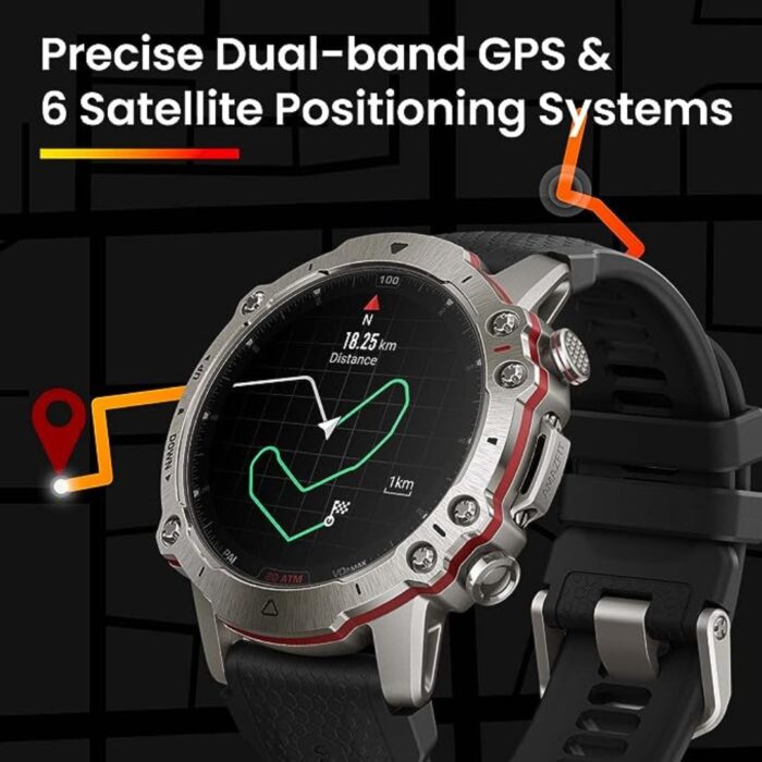 Amazfit Falcon Premium Titanium Multi-sport Gps Watch - Image 4