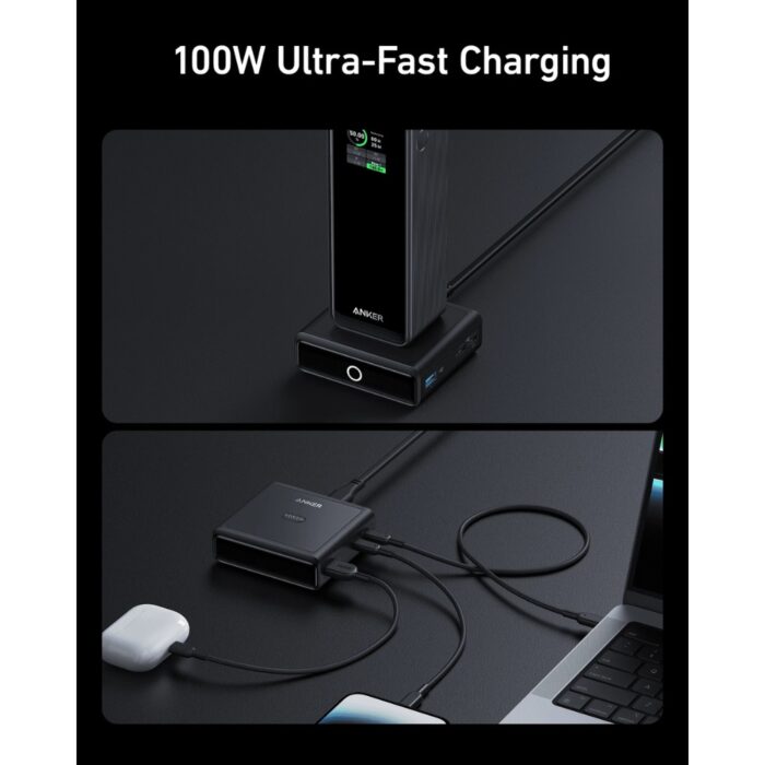 Anker 100W Charging Base for Anker Prime Power Bank - Image 4