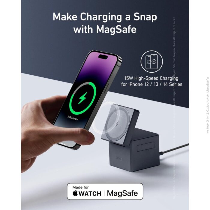 Anker 3 in 1 Cube with MagSafe Series 7 - Image 3