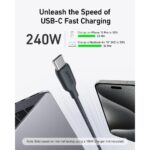 Anker 544 USB-C to USB-C Cable 240W (3ft) - Image 2