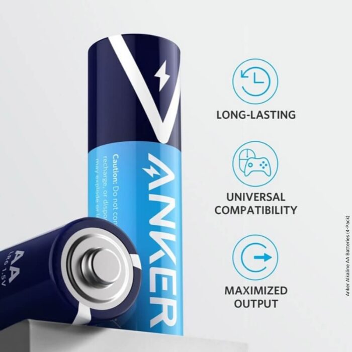 Anker Alkaline AA Batteries (4-Pack) - Image 3
