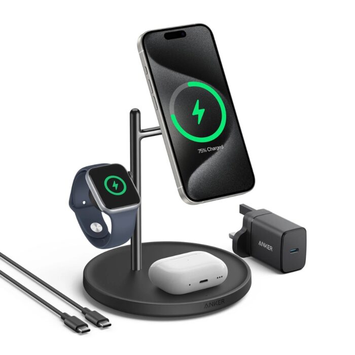 Anker MagGo Wireless Charging Station 3 in 1 Stand - Image 2