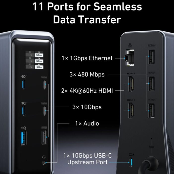 Anker Prime Charging Docking Station (14-in-1, Dual Display, 160W) - Image 5