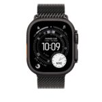 Apple watch Band 49mm Black Titanium Milanese Loop - Small - Image 2