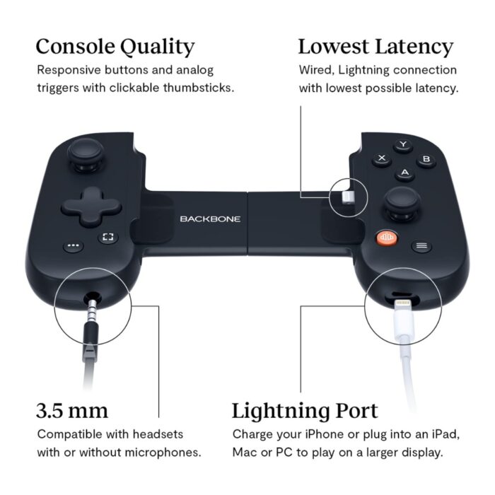 BackBone One Mobile Gaming Controller for iPhone Lightning - Image 4