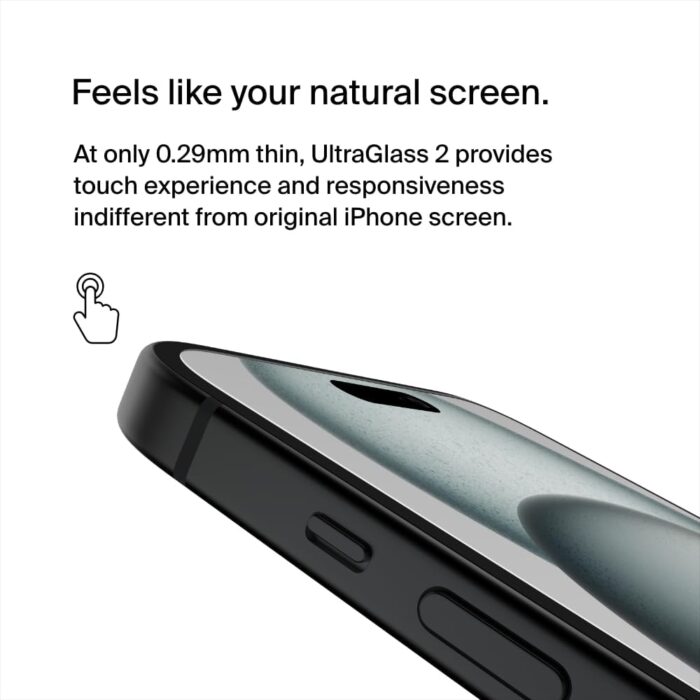 Belkin ScreenForce UltraGlass 2 Protection for iPhone 15 Plus iphone14 Pro Max - Image 4