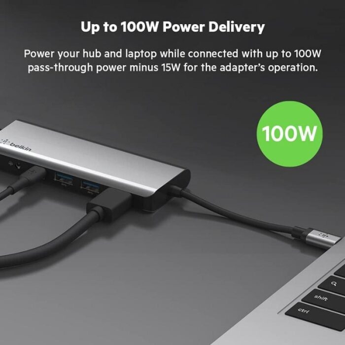 Belkin USB-C 7 in 1 Multiport Hub Adapter - Image 4