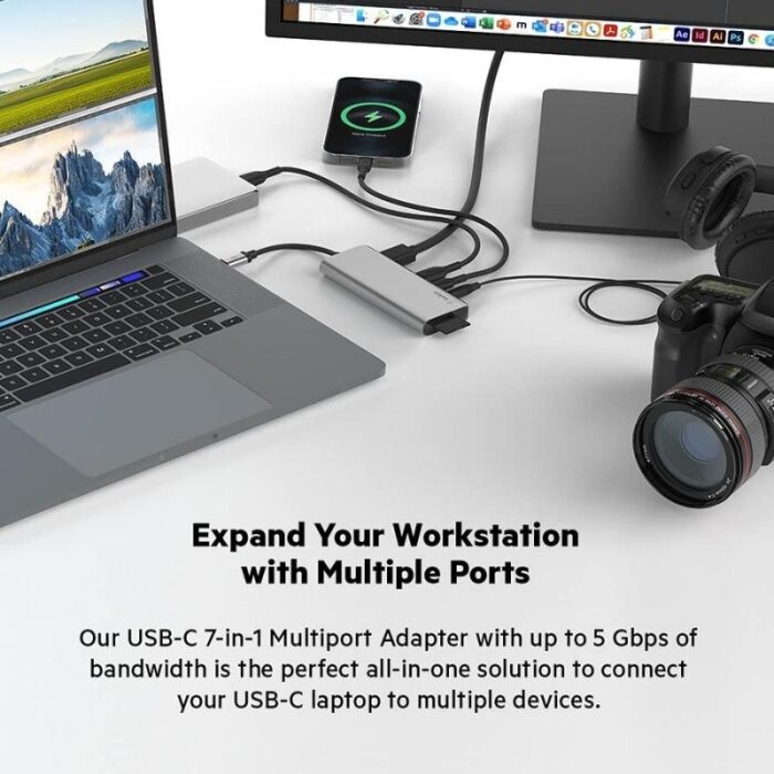 Belkin USB-C 7 in 1 Multiport Hub Adapter - Image 5