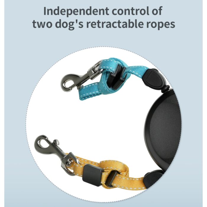 Benwis Dual Retractable Pet Leash - Image 3