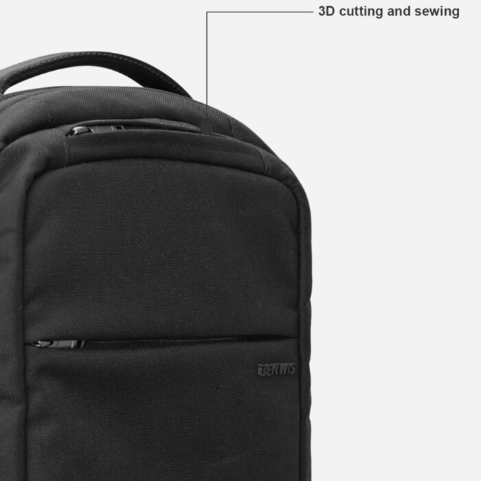 Benwis Laptop Backpack Black - Image 5