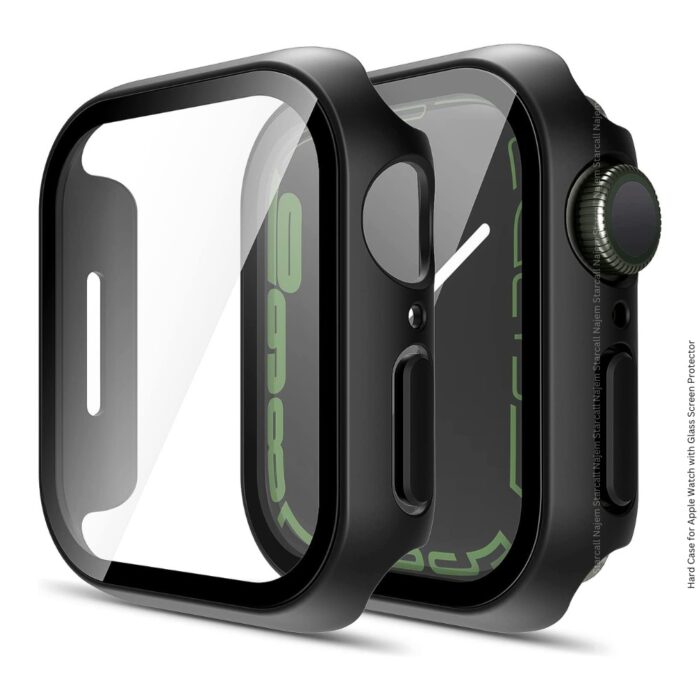 Lito Hard Case for Apple Watch 45mm with Glass Screen Protector - Image 2