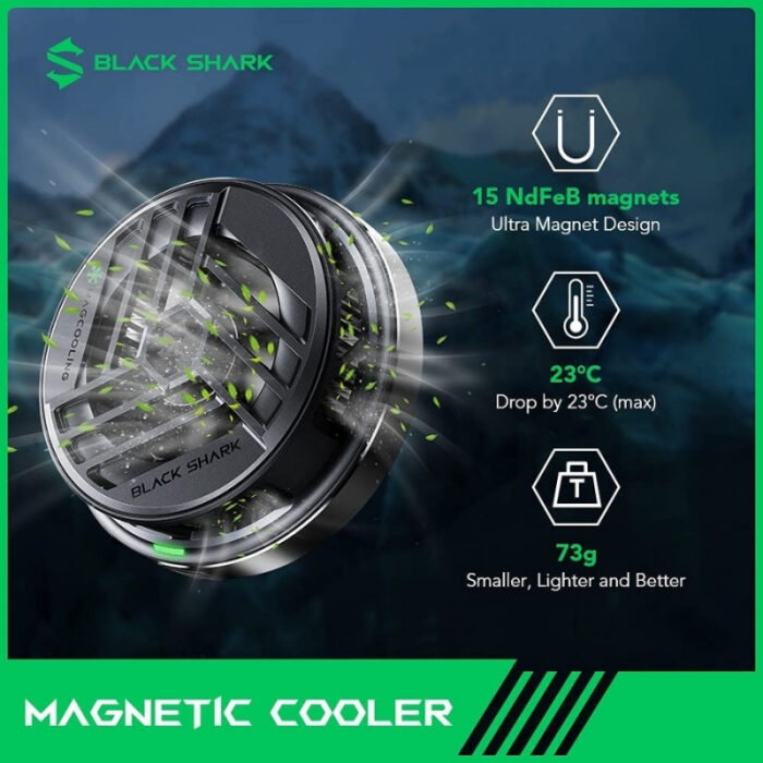 Black Shark Magnetic Cooler - Image 2