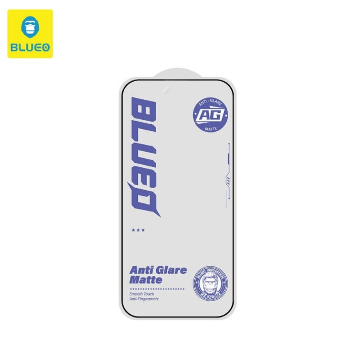Blueo Anti Glare Matte 3D Tempered Glass for iPhone 17 Pro max  / 16 pro max - Image 2