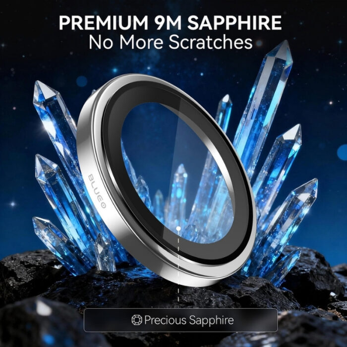 Blueo Sapphire Crystal lens protector for iphone 17 pro / 17 pro Max - Image 2