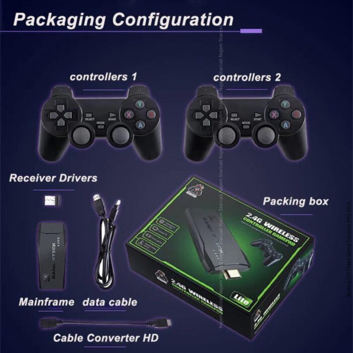 Blulory HD Video Game Console 64G Stick - Image 3
