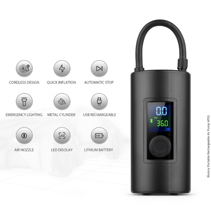 Blulory Portable Rechargeable Air Pump AP01 - Image 2