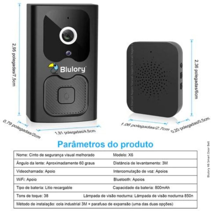 Blulory X6 Smart Door Bell - Image 4