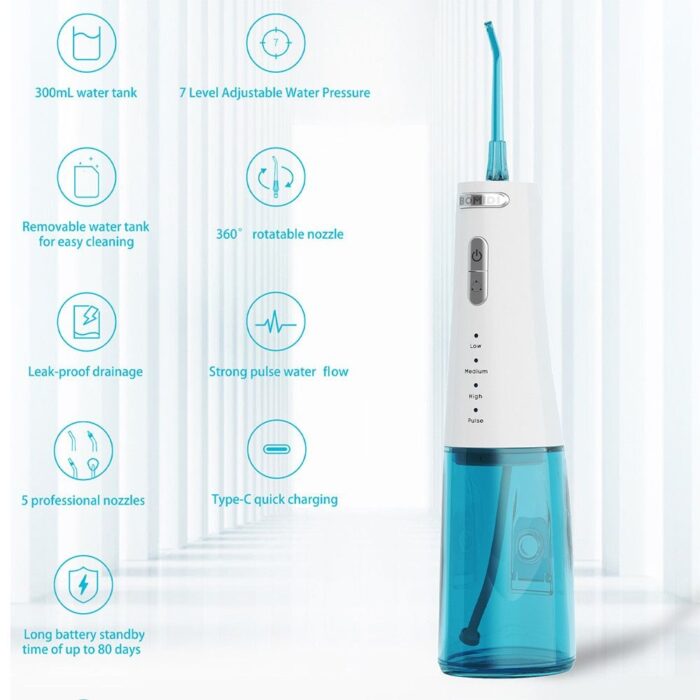 Bomidi D3 PRO Portable Dental Oral Irrigator Cleaner Set - Image 2