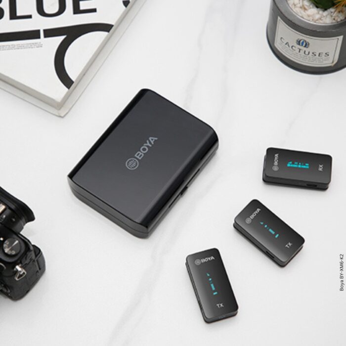 Boya 2.4GHz Ultra-compact Wireless Microphone System Kit BY-XM6-K2 - Image 2