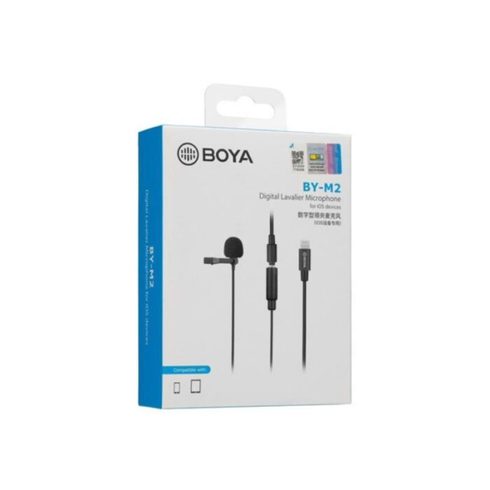 Boya Clip-on Lavalier Microphone for iOS devices BY-M2 - Image 9