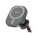 Budi 2 in 1 universal Magnetic Wireless Car Charger Holder - Image 4