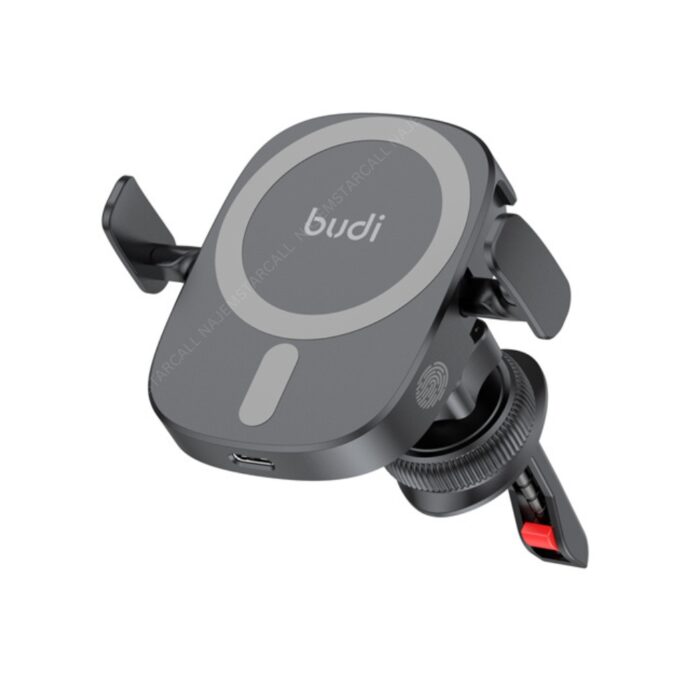 Budi 2 in 1 universal Magnetic Wireless Car Charger Holder - Image 5